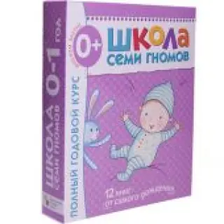 Школа семи гномов. Полный годовой курс. Для занятий с детьми от рождения до 1 года (комплект из 12 книг)