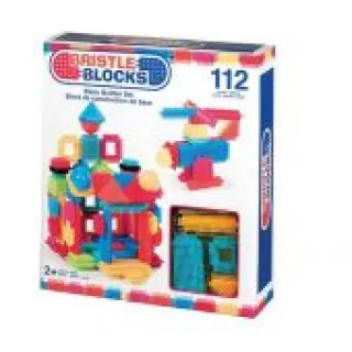 Игольчатый конструктор. Bristle Blocks (112 деталей в чемодане)