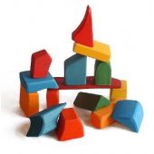 Вальдорфские кубики (маленькие, цветные)
